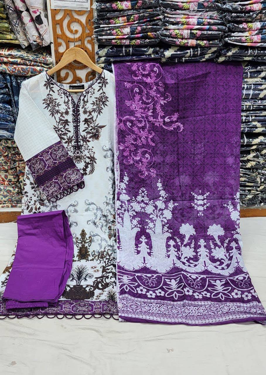 Zomzom Cotton Lawn - Full Ready Dress